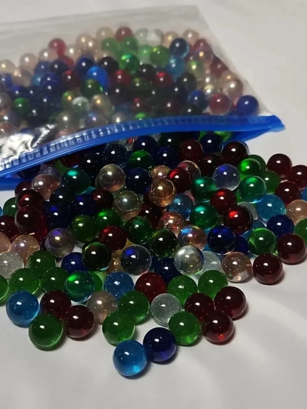 Translucent Multicolor 14mm Glass Marbles 320pcs Vase Filler Fishtank Crafts T4